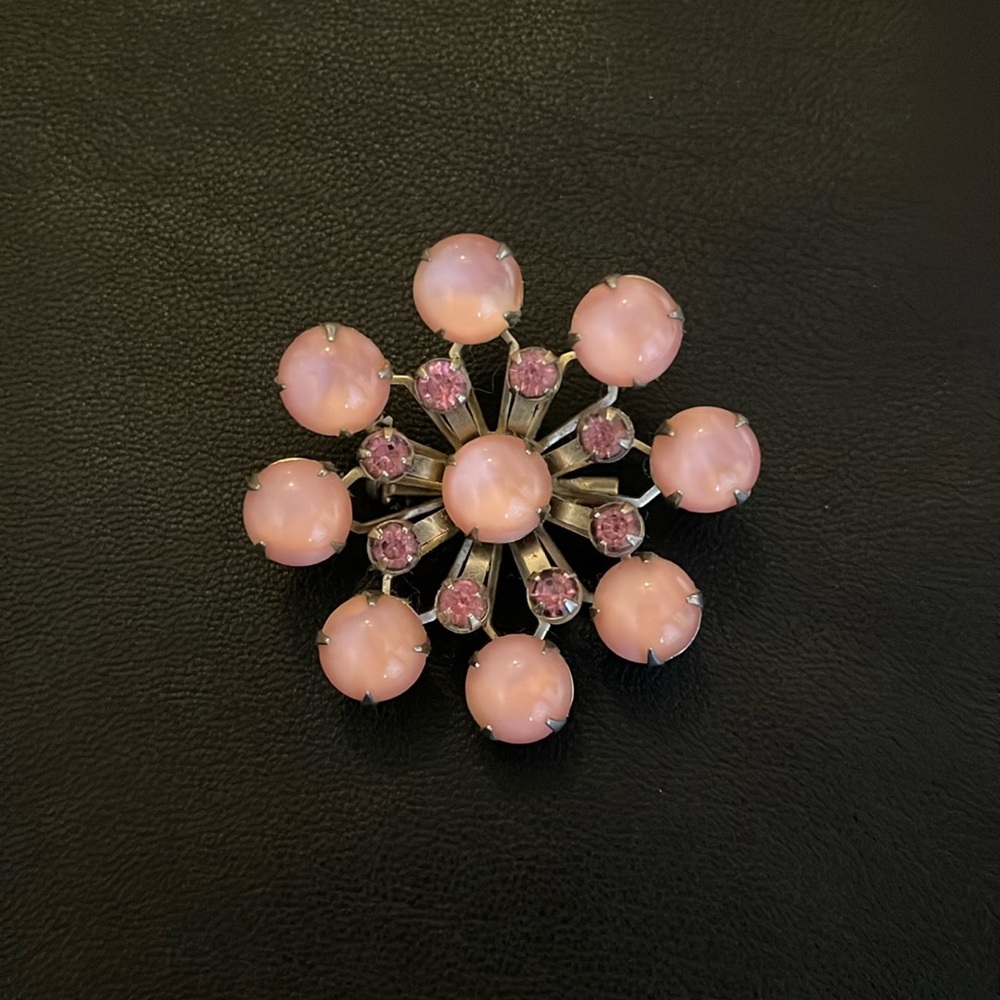 Vintage Pink Brooch